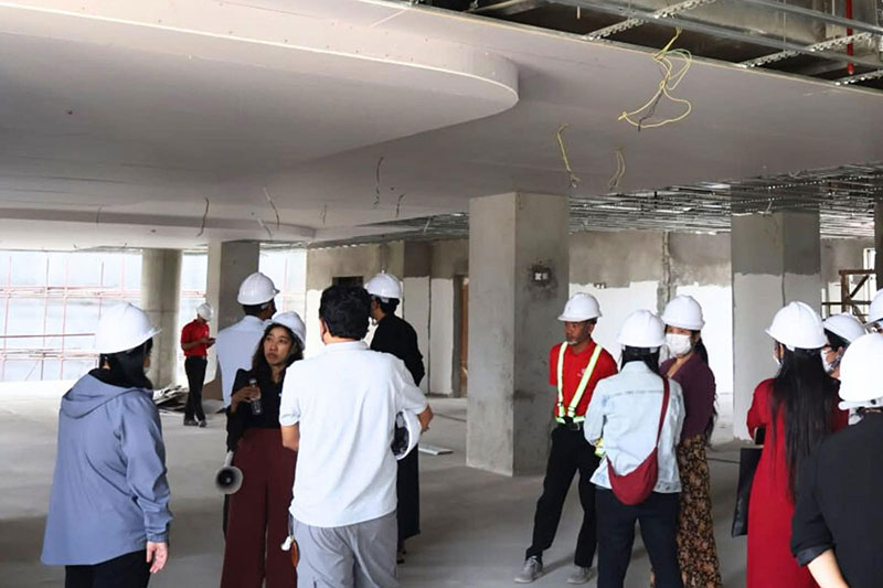 Appreciation Post for Construction Tour Visitors